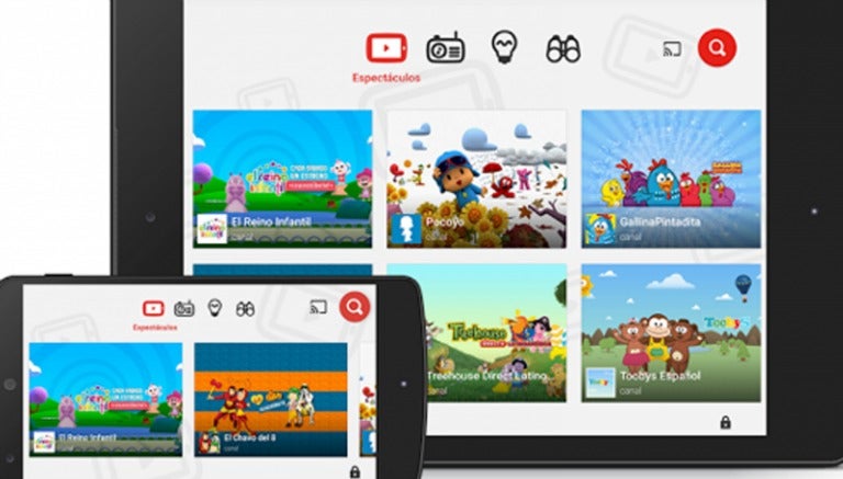 Así luce el contenido de Youtube Kids en México