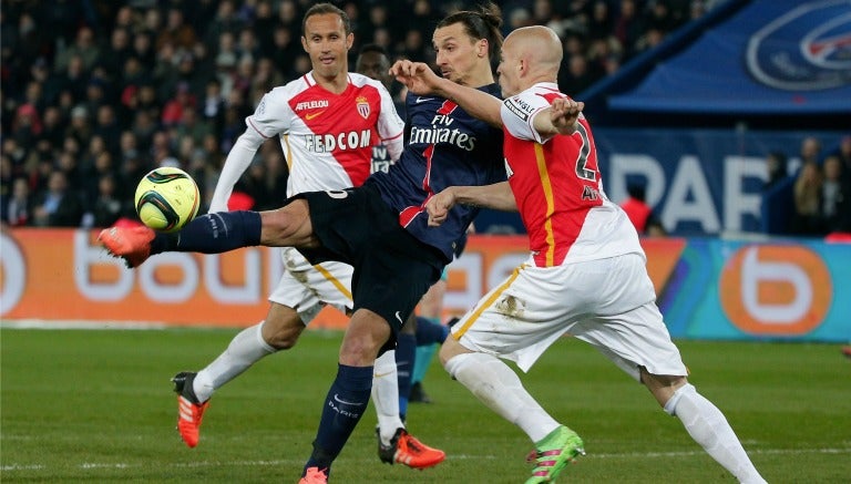 Zlatan Ibrahimovic en un encuentro del PSG