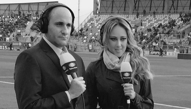  Vanessa Huppenkothen junto a Alberto Lati en la Copa América 