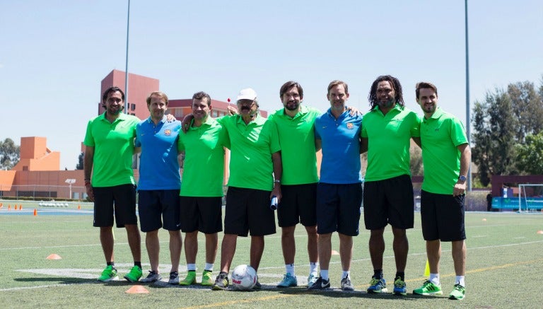 Participantes del juego de leyendas durante clínica en la Ciudad de México