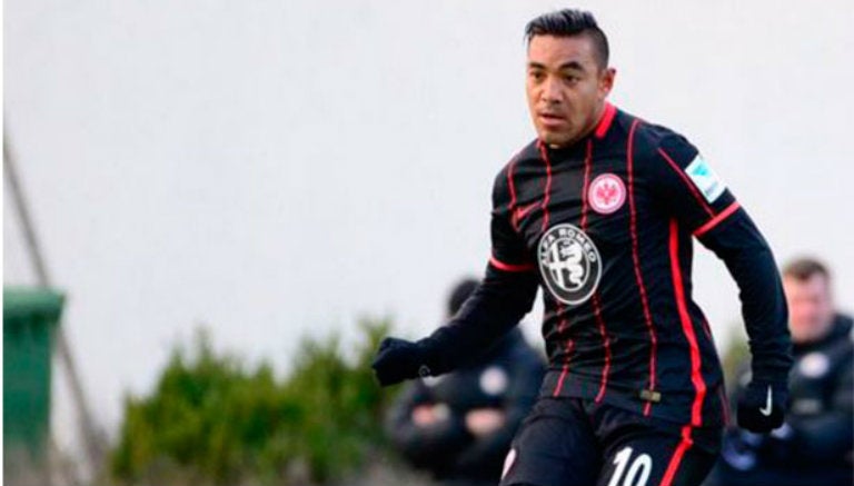 Marco Fabián con el Eintracht Frankfurt