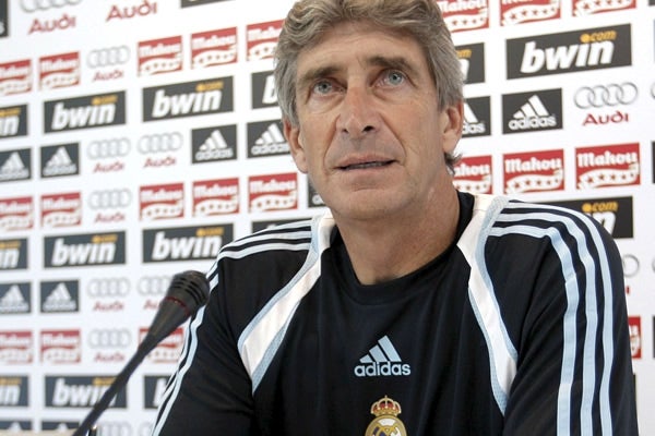 Pellegrini, durante una rueda de prensa