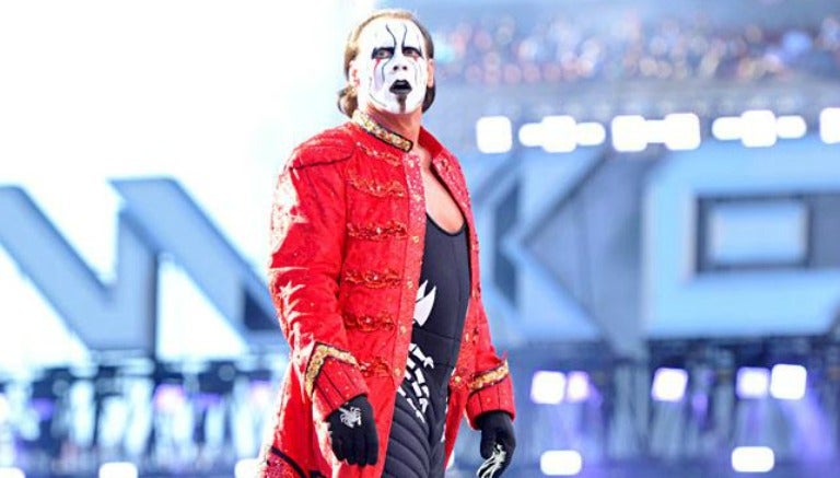 Sting hace su entrada en Wrestlemania 31