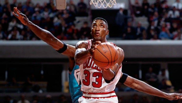 Scottie Pippen en su época como jugador de los Chicago Bulls