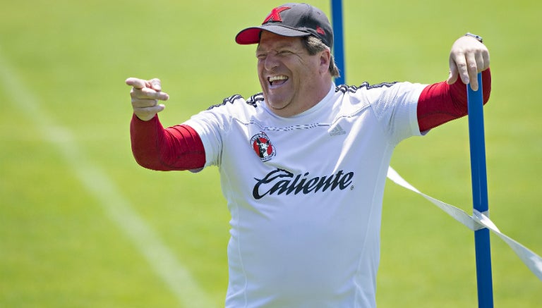 Herrera durante entrenamiento de Xolos de Tijuana