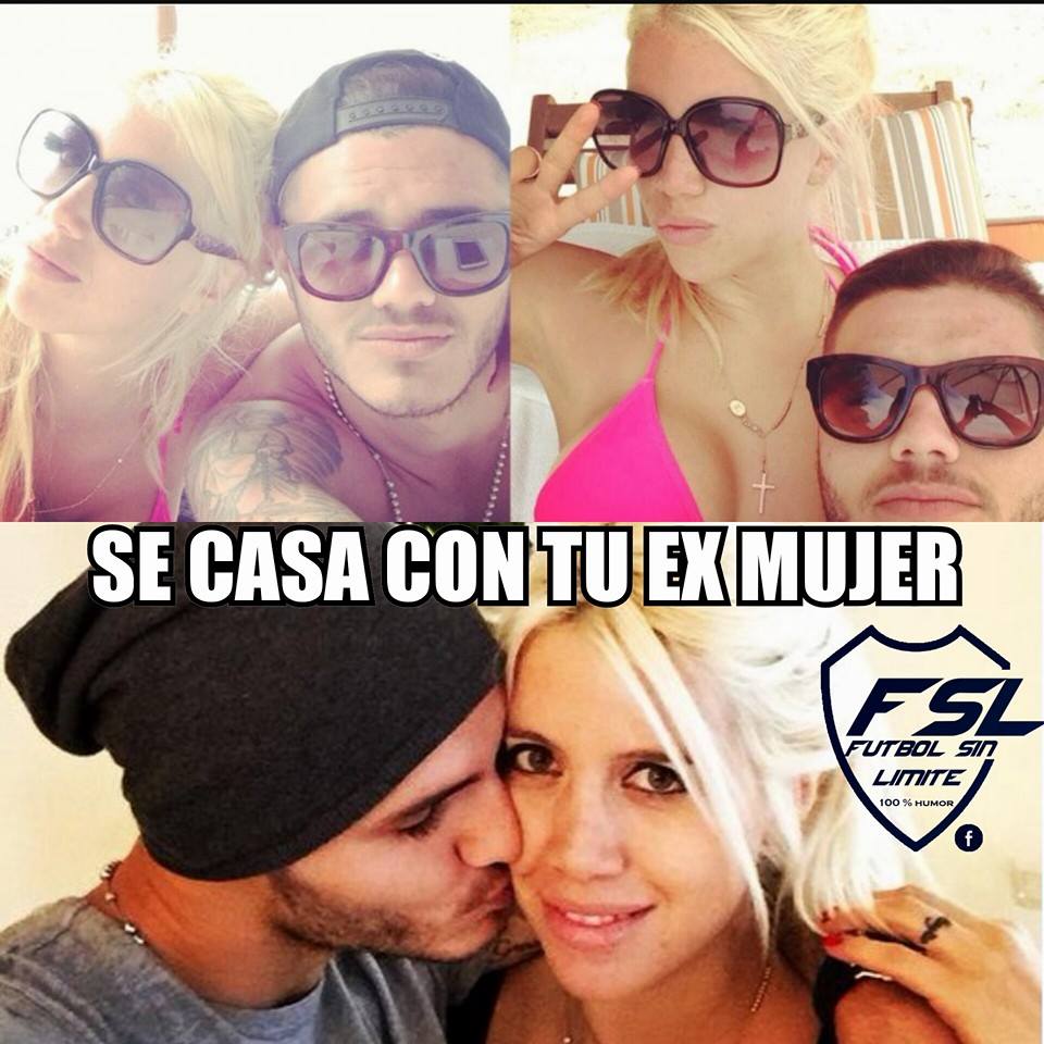 Mauro Icardi y Wanda Nara presumen su romance