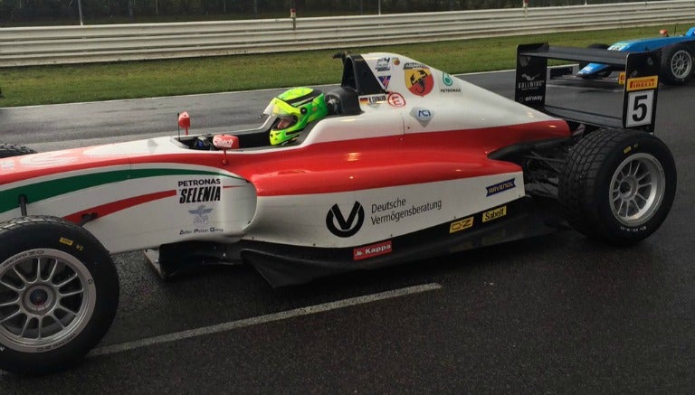 Mick Schumacher, durante la carrera