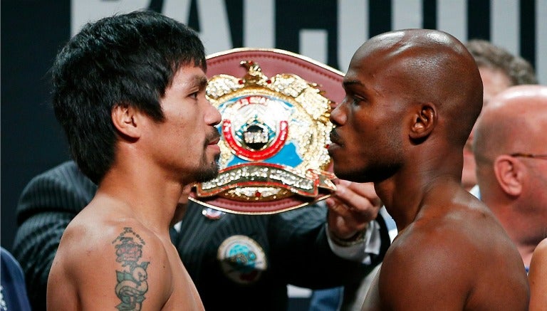 Pacquiao y Bradley, frente a frente