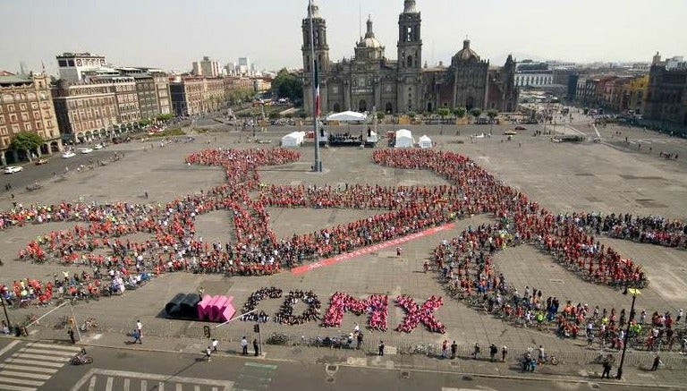 5 mil personas se congregaron en la plancha del Zócalo de la Ciudad de México