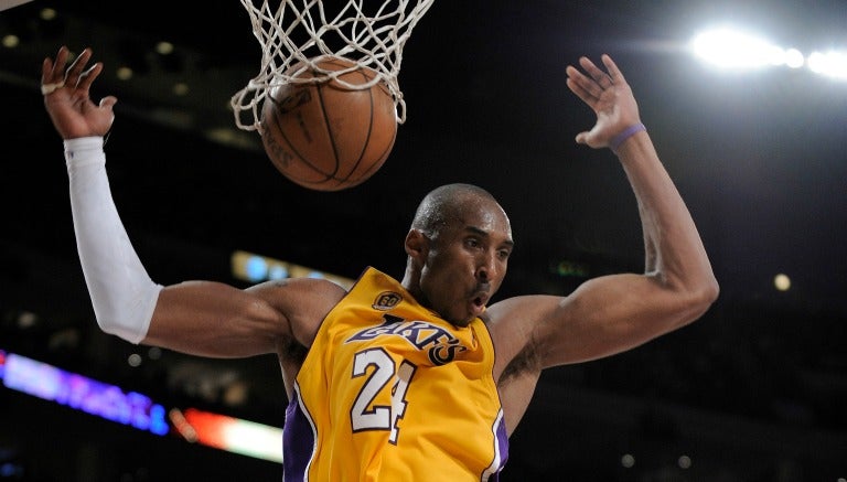 Kobe Bryant, histórico jugador de Los Angeles Lakers 