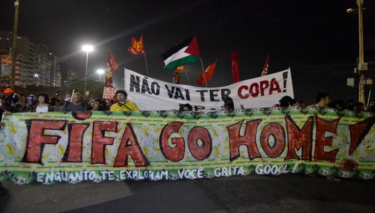 Protestas en Brasil previas a la Copa del Mundo de 2014