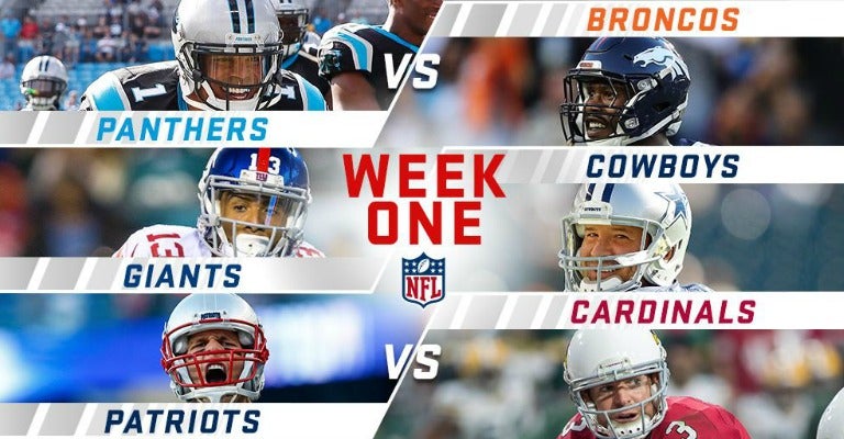 Imagen de los partidos de la Semana 1 de NFL