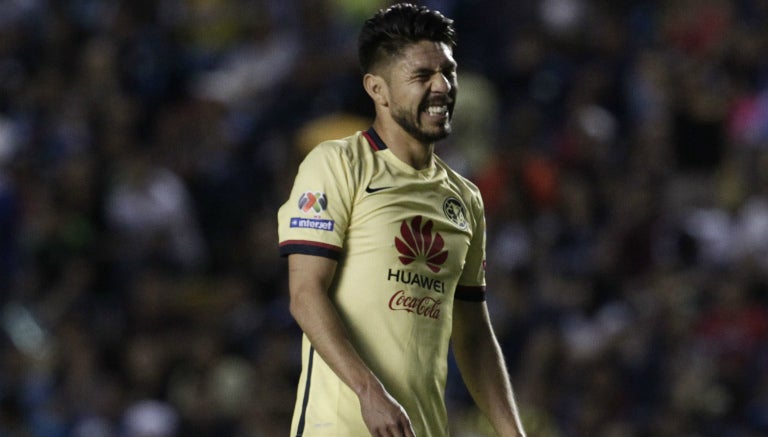 Oribe se lamenta tras una falla azulcrema