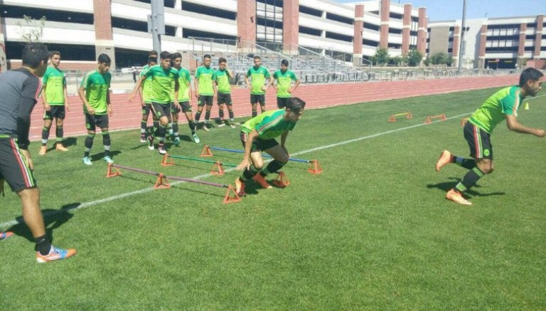 La Selección Sub 20 entrena en Phoenix durante su gira en EU