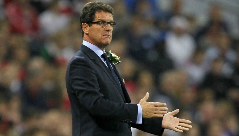 Capello, durante un partido