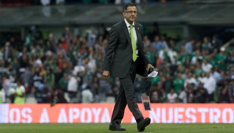 Juan Carlos Osorio en el Estadio Azteca