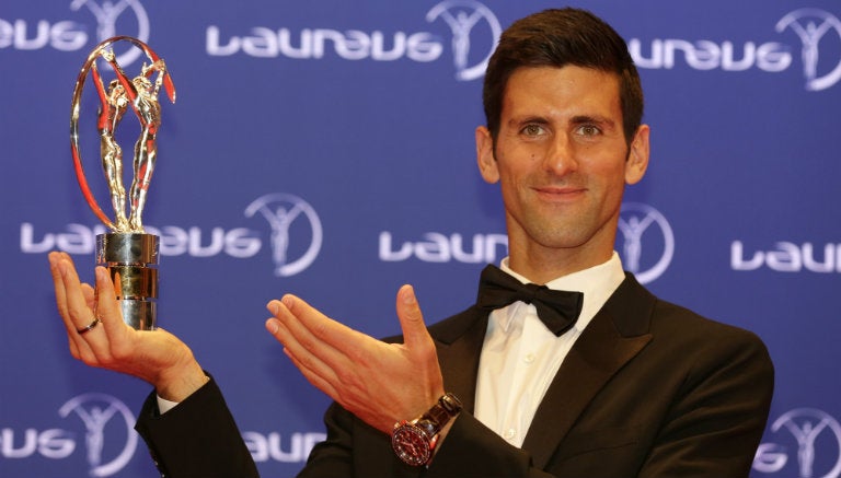 Novak Djokovic presume su premio Laureus