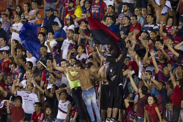 Afición del Atlante apoya en partido azulgrana