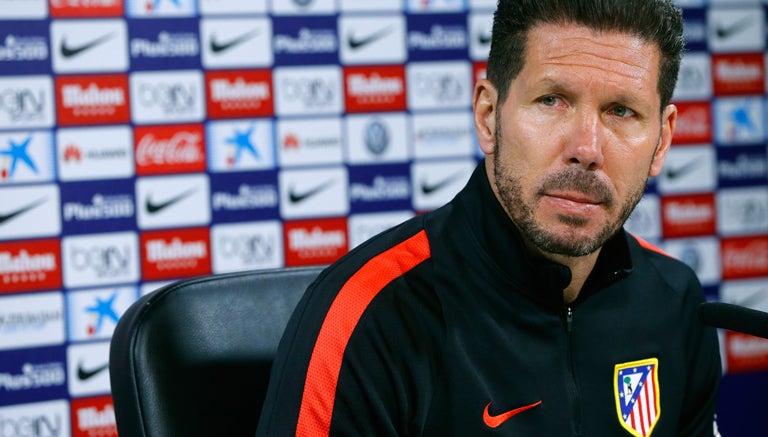 Simeone habla en conferencia de prensa