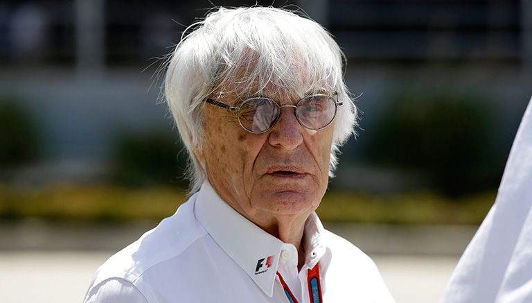 Ecclestone, durante el Gran Premio Bahréin