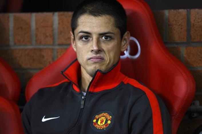 Chicharito, en la banca del United