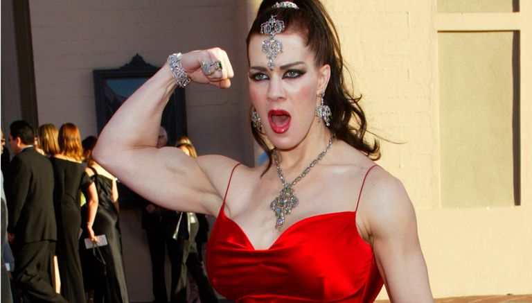 Chyna posa en un evento en 2003