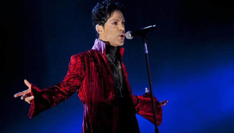 Prince en un concierto