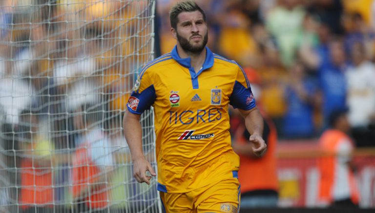 Gignac celebra gol con Tigres