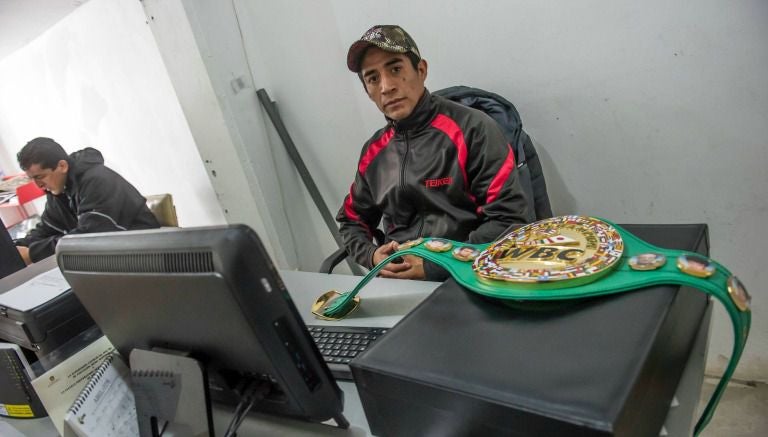 López en un día de trabajo en su municipio natal, Amecameca