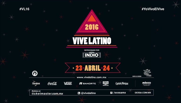 Logotipo oficial del Vive Latino 2016