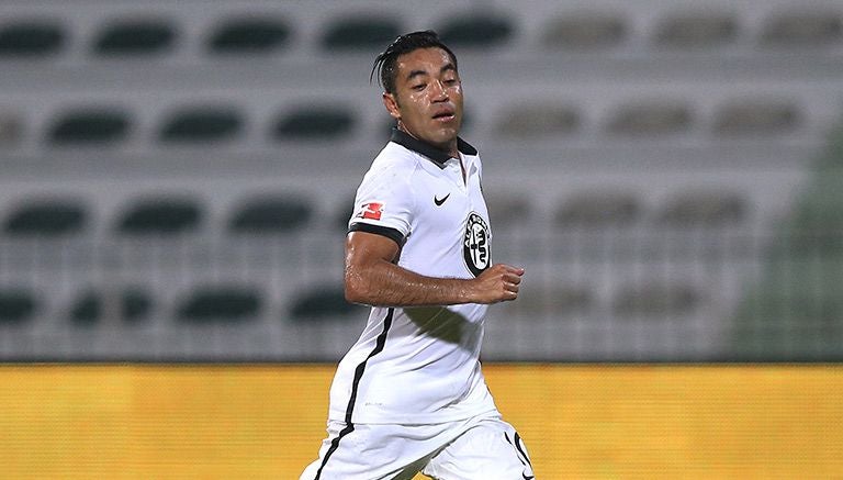 Marco Fabián durante un partido de Frankfurt