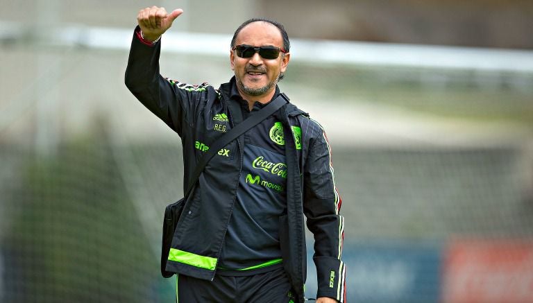 Potro Gutiérrez, durante un entrenamiento con la Sub 23