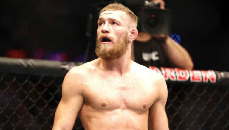 Conor McGregor en una pelea de UFC