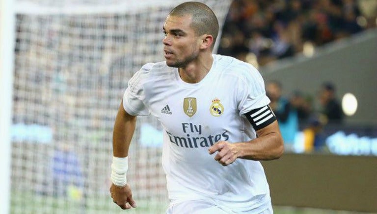 Pepe, en un partido con Real Madrid