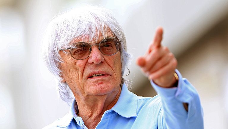 Bernie Ecclestone, el director de la Fórmula Uno