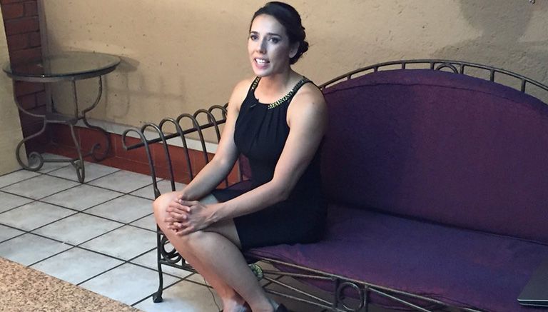 Laura Sánchez, en el evento para anunciar su retiro