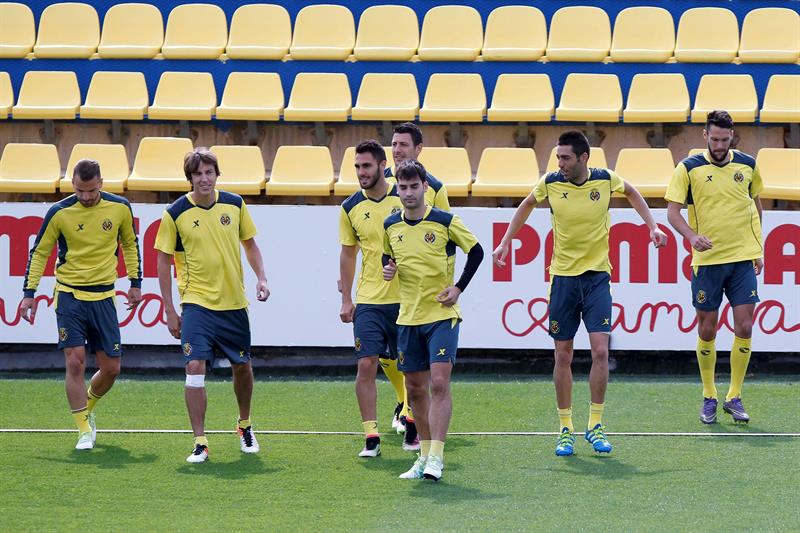 Villarreal, durante entrenamiento