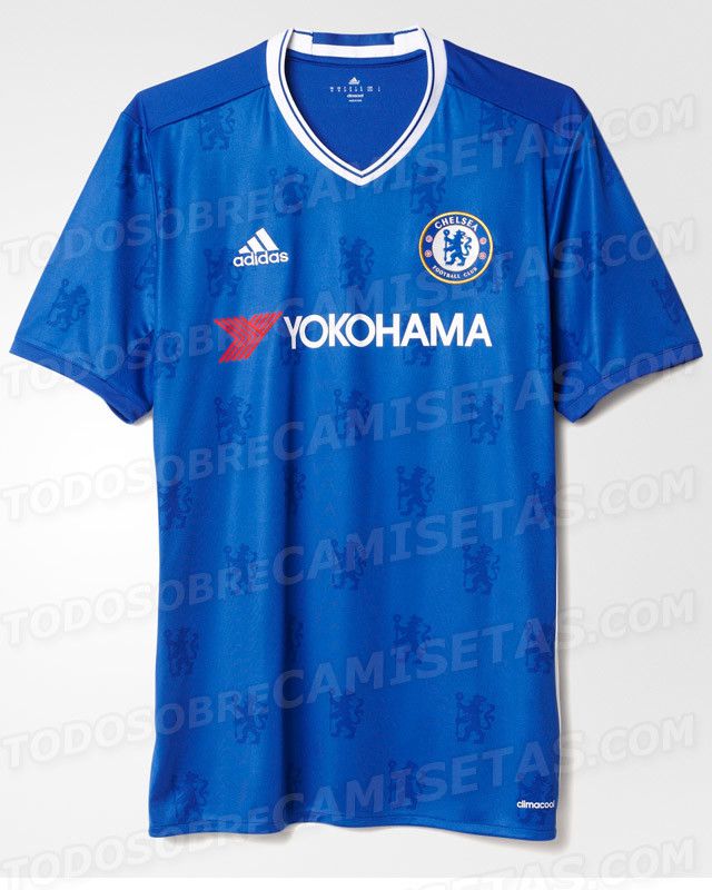 Esta es la playera de local del Chelsea en 2016-17