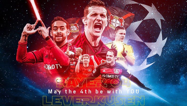 Bayer Leverkusen muestra a sus estrellas al estilo Star Wars