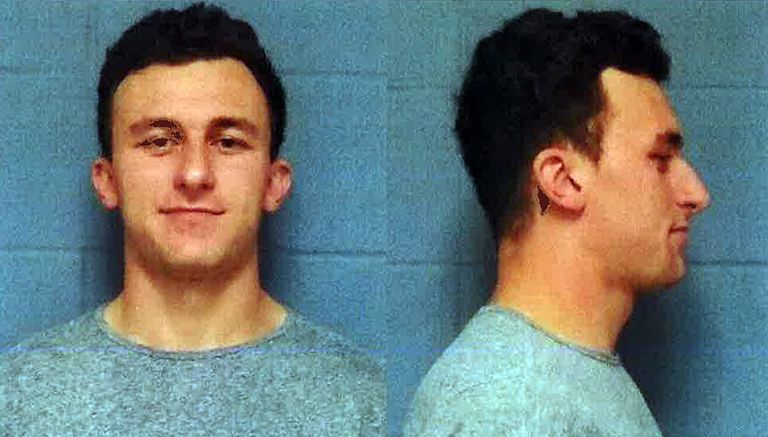 La foto que las autoridades tomaron a Johnny Manziel