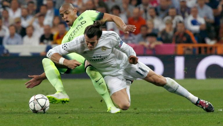 Bale, durante el partido frente al Manchester City