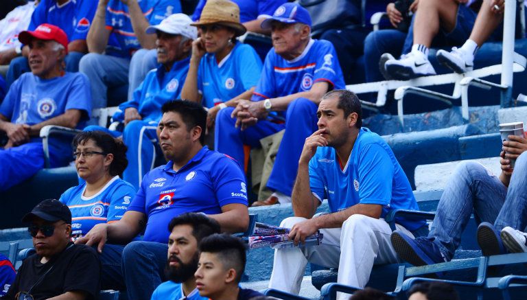 Aficionados al interior del Azul en la presente campaña