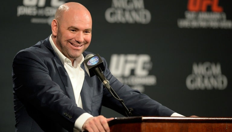 Dana White en conferencia de prensa