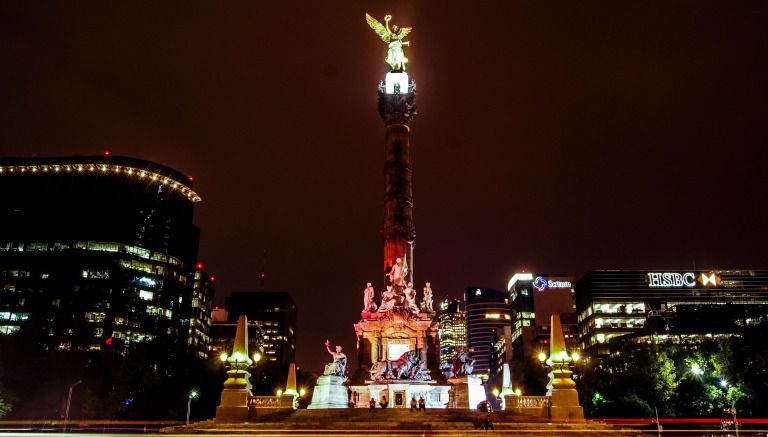 El Ángel de la Independencia en la Ciudad de México