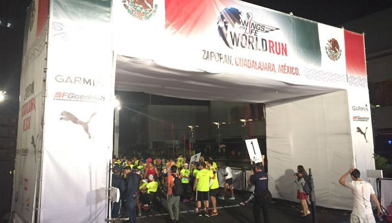 Los participantes de Wings For Life salieron a correr muy emocionados 