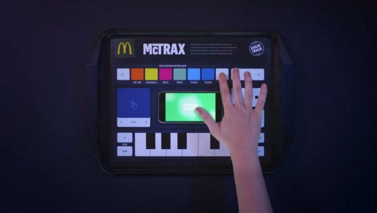 Así luce un teclado musical de McDonald's