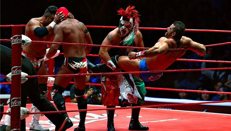 Un gran ambiente que se vivió en el Mundial de Lucha Libre 2015