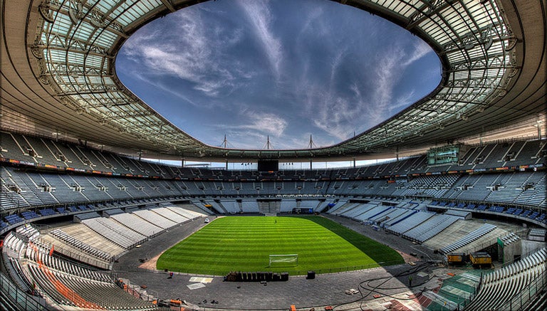 Vista panorámica del interior del Stade de France