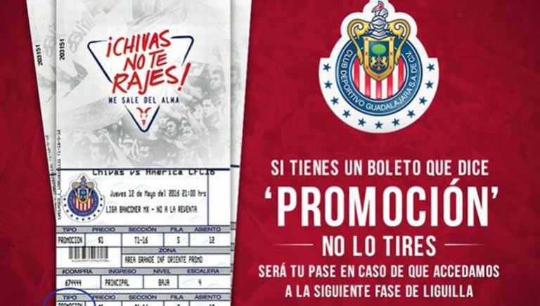 La promoción que lanzó Chivas en Twitter 