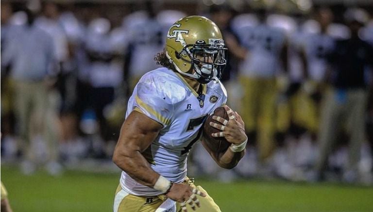 Patrick Skov, durante un juego con Georgia Tech